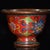 Early 21st Century Cloisonne Enamel Stemmed Bowl, Copper Wire Inlaid Floral Pattern For Sale - Image 5 of 9
