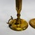 Metal Pair of Victorian English Brass Chambersticks For Sale - Image 7 of 18