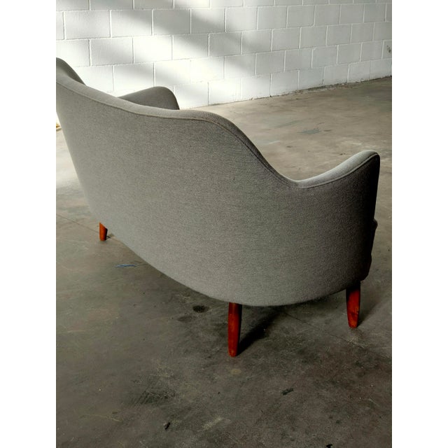 Textile Vintage Grey Fabric Sofa, 1970 For Sale - Image 7 of 12