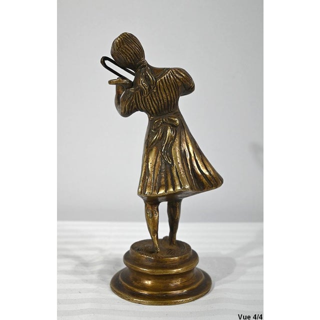 Bronze Violinist Sculpture, Late 19th Century For Sale - Image 13 of 18