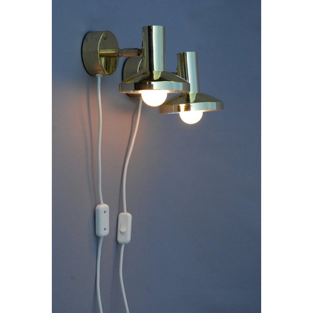 Model 295L Wall Lamps by Hans-Agne Jakobsson for Hans-Agne Jakobsson AB, 1980s, Set of 2 For Sale - Image 4 of 10