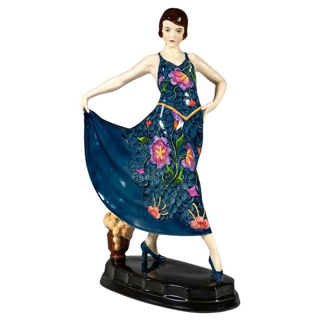 Art Deco Figure by Stephan Dakon for Goldscheider, 1920s For Sale - Image 9 of 9