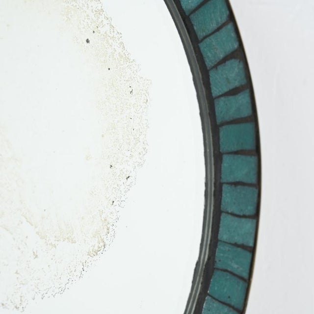 Vintage Ceramic Inlaid Mirror, 1960s For Sale - Image 18 of 18