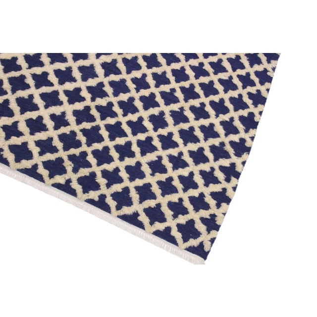 Make a statement in your home with this meticulously hand-knotted high-low pile Moroccan wool rug. An intricate design...