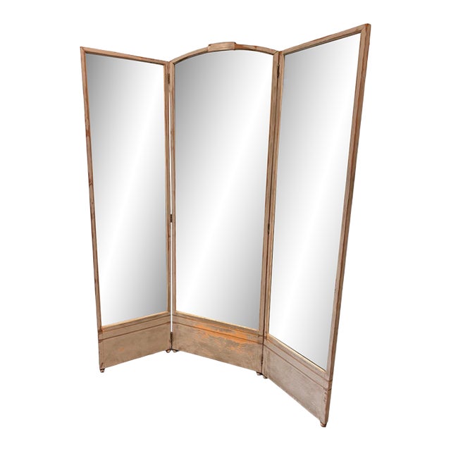 3 Panel Dressing Mirror With Origin Glass For Sale