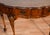 1920 Antique English Regency Burl Walnut Console Table One Drawer Accent Table For Sale - Image 11 of 15