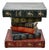 Stacked "Old Book Style" Side Table With Single Drawer For Sale
