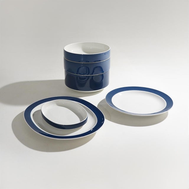 Contemporary Colonna Service Set by Giovanni Garibaldi for Ginori, 1970s, Set of 6 For Sale - Image 3 of 16