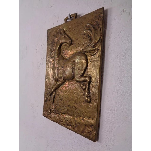 1960s Brutalist Metal Horse Wall Panel, 1960s For Sale - Image 5 of 18