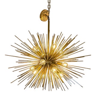 Mid Century Style Sea Urchin Pendant For Sale