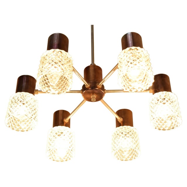 Mid-Century Chandelier by Kamenicky Senov, 1960s For Sale - Image 15 of 15