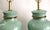 Lamps Turquoise Porcelain & Brass For Sale - Image 9 of 11