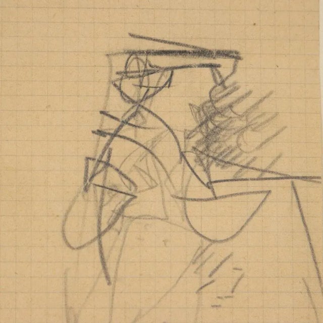 Emilio Scanavino, Figure, Artwork on Paper For Sale - Image 4 of 7