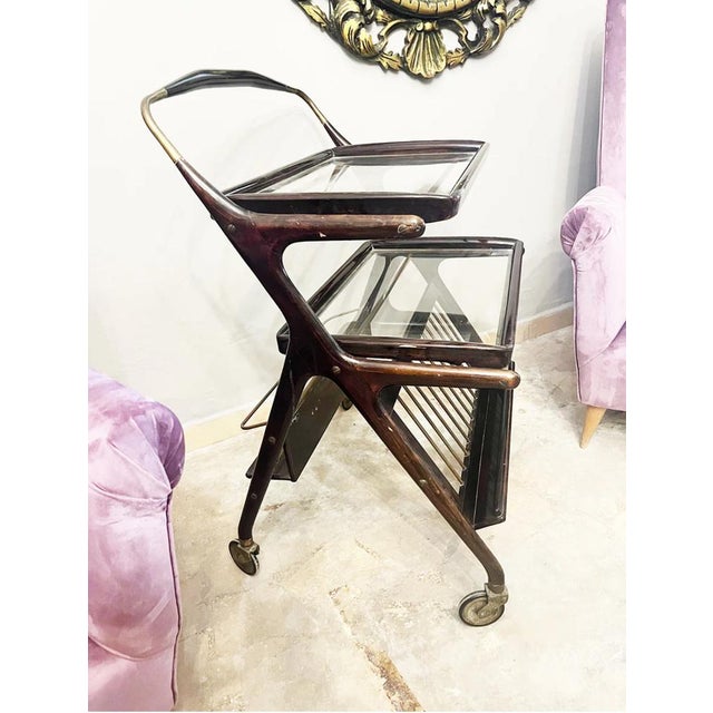 Vintage Magazine Rack by Cesare Lacca for Cassina, 1950s For Sale - Image 4 of 6