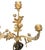 Metal Pair of Late 19th C. French Belle Époque Candelabras Bronze, Gilt Metal & Marble For Sale - Image 7 of 9