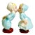 1940s Vintage Boho Chic Kissing Dutch Kids Figurines - A Pair For Sale