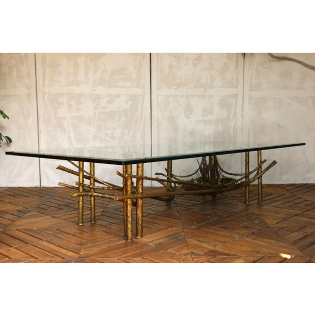 1960s Mid-Century Modern Brutalist Lotus Coffee Table, Circa 1960s For Sale - Image 5 of 18