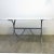 Wood Industrial Metal & Wooden Dining Table, 1940s For Sale - Image 7 of 9