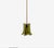 Contemporary Lulu and Georgia Green Glass Pendant Lights - a Pair For Sale - Image 3 of 4