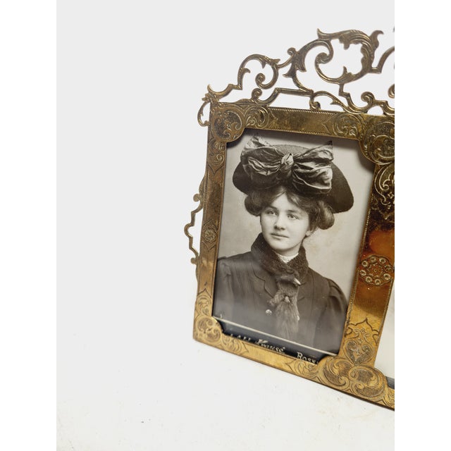 Art Nouveau Diptych Frame, Belgium, 1900s For Sale - Image 4 of 14