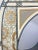 Late 20th Century Moroccan Bohemian Style White and Gold Arch Shape Wall, Table or Vanity Mirror For Sale - Image 5 of 11