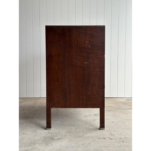 Vintage Norman Bel Geddes for Simmons Steel Chest of Drawers With Removable Mirror & Brass Pulls, C. 1930s For Sale - Image 13 of 18