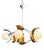 Space Age Chandelier from Stilnovo Milano, 1950 For Sale