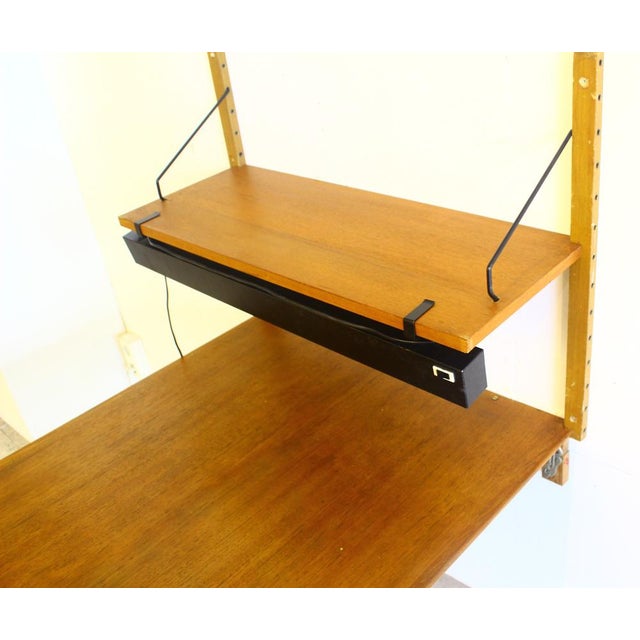 Poul Cadovius (1911-2011) for Cado, lamp/ clamp lamp, metal, Denmark. Clamp lamp made of black lacquered metal with two...