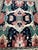 6ft 8in × 8ft Heriz Floral Medallion Area Rug For Sale - Image 9 of 12