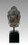 Black South East Asian Buddha Head Mounted on Square Black Pedestal For Sale - Image 8 of 11
