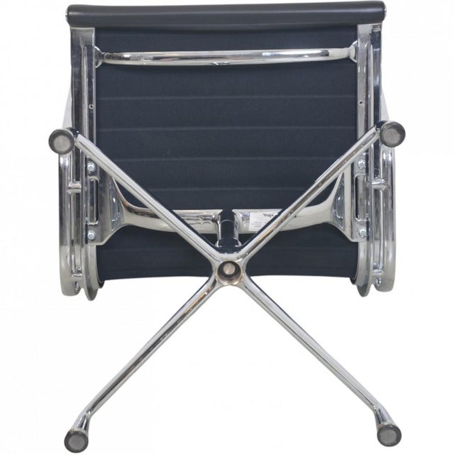 EA108 Chair in Black Leather from Charles Eames, 2007 For Sale - Image 14 of 16