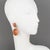 Dominique Denaive Orange Resin and Metal Dangle Clip Earrings For Sale - Image 9 of 9