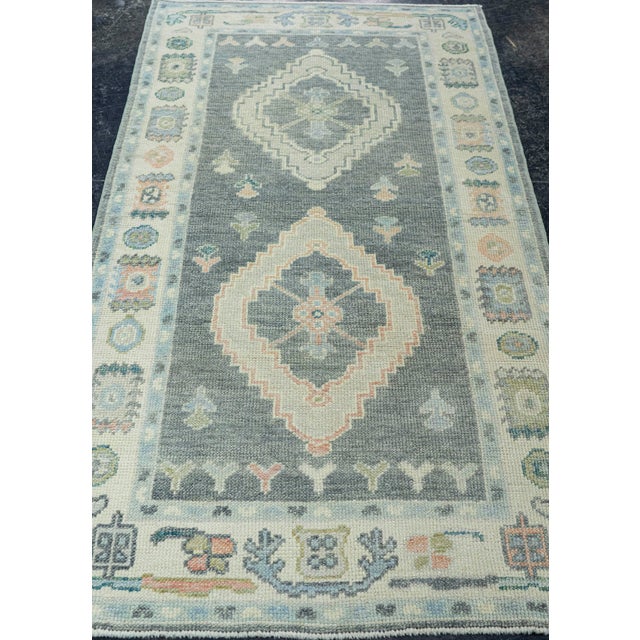 Turkish Oushak Rug 3'1"x 5'11" #19503 Explore a curated collection of hallway runners, wool rugs, and handmade...