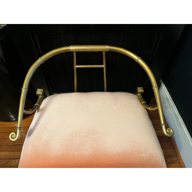 Mid-Century Modern 1960s Mastercraft Brass Empress Chair For Sale - Image 3 of 7