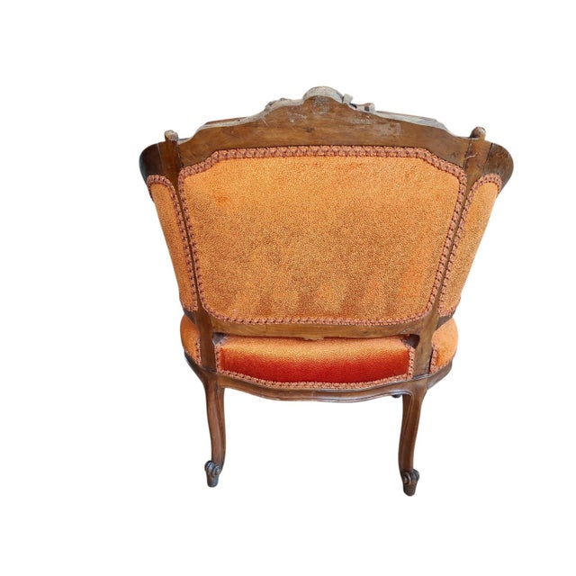 Vintage Baroque-Style Armchairs, 1940, Set of 4 For Sale - Image 4 of 15