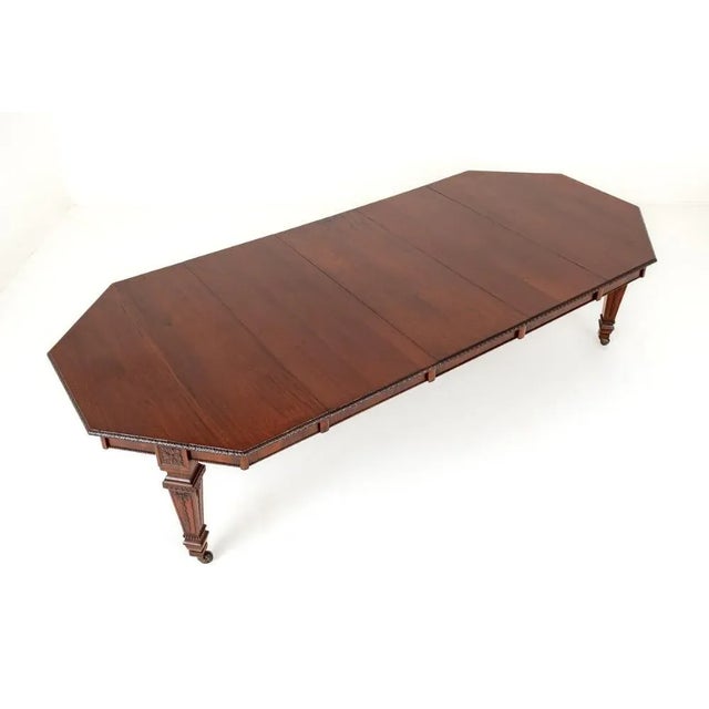 Victorian Dining Table in Mahogany, 1850s For Sale - Image 6 of 7