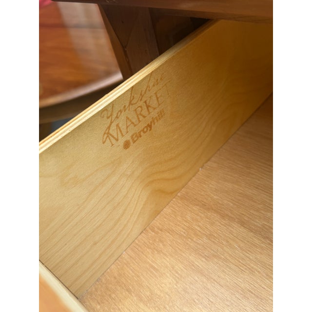 Broyhill Yorkshire Market Rustic Pine Farmhouse Dresser For Sale - Image 10 of 12