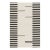 Rug & Kilim’s Contemporary Kilim With Textural Cream and Black Stripes For Sale