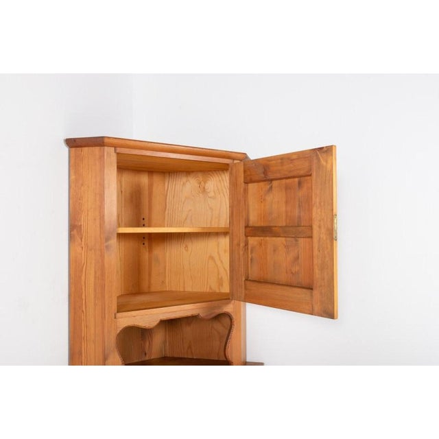 Pine Lovö Corner Cabinet by Hjorth for Nordiska For Sale - Image 9 of 14