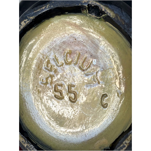 Large Vintage Belgian Glazed Ceramic, 1930s, Set of 5 For Sale - Image 9 of 15