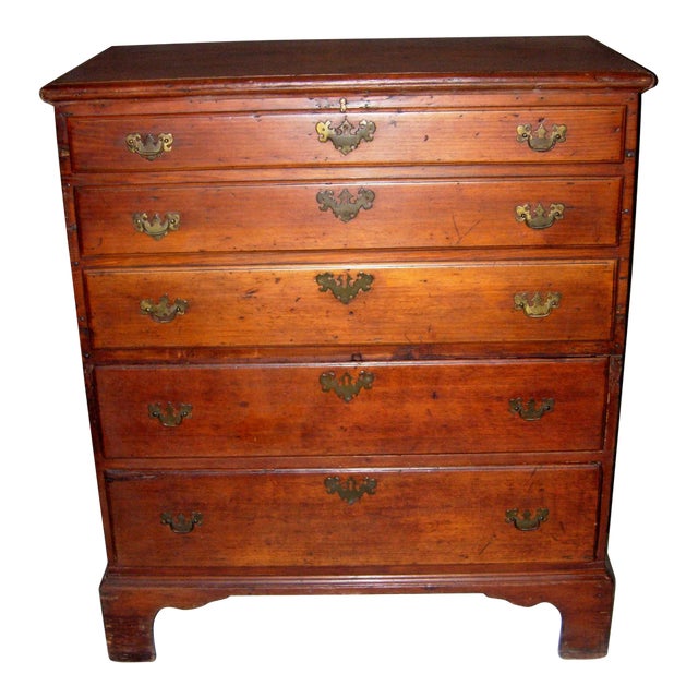 19th Century Chippendale Blanket Chest For Sale