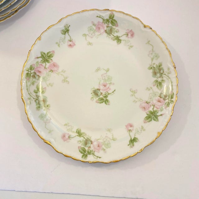 Say “mais oui” to this precious set of 10 antique plates by defunct Elite Works porcelain in Limoges, France. Each plate...