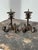 Vintage Wrought Iron Scrolling Candleholders, a Pair, Circa Mid-20th Century For Sale - Image 12 of 18