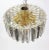 1970s Brass and Crystal Glass Light Fixture Floria from Kalmar, Austria, 1970s For Sale - Image 5 of 8