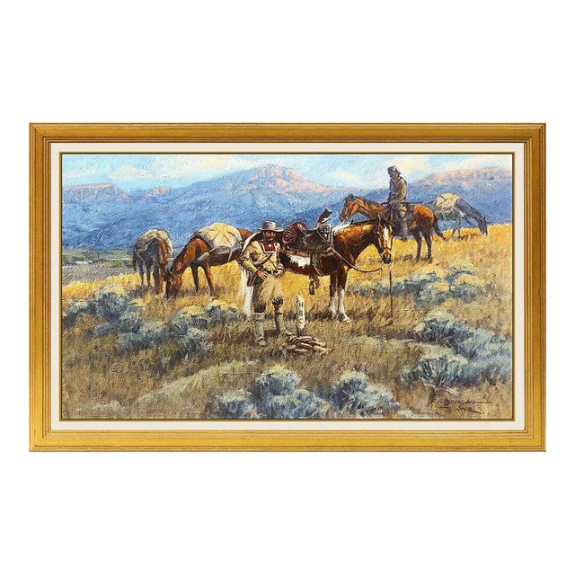 1990s Stopping to Graze, Robert Morgan For Sale