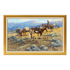 1990s Stopping to Graze, Robert Morgan