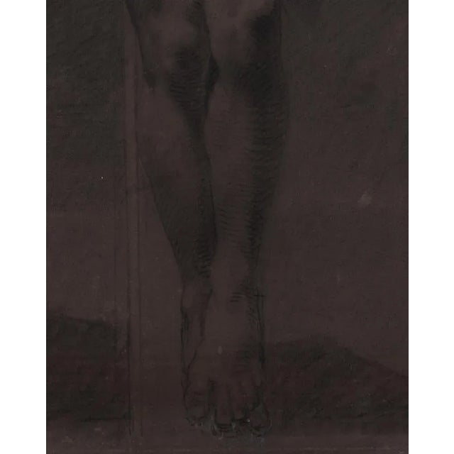 Carcone and Biacca, Christ on the Cross, 1890s, Charcoal & Pencil & Paper For Sale - Image 6 of 10