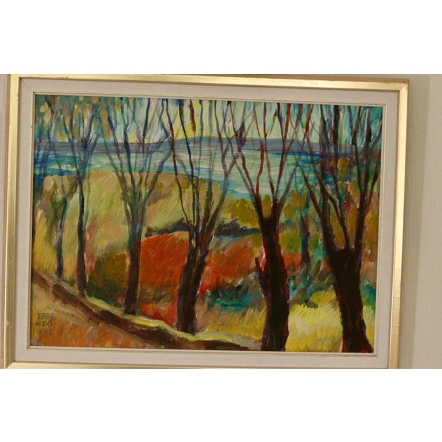 Ebbe Höglund, Nature Motif, 1970s, Oil on Canvas, Framed For Sale - Image 8 of 12