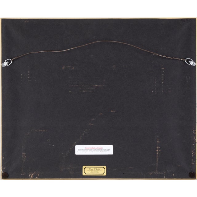 Pink Flower Market Watercolor by Ken L. Stephens For Sale - Image 8 of 8