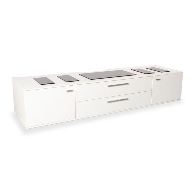 Modern MC 906 SV Wooden Sideboard in White by Gwinner For Sale - Image 3 of 18
